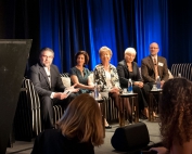 Panelists at the Greater Miami and the Beaches Hotel Association's Sustainability Council at the Miami Beach Community Resiliency Summit